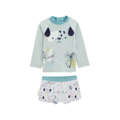 Maillot de bain bébé 2 pièces t-shirt de protection UV & boxer Elliot