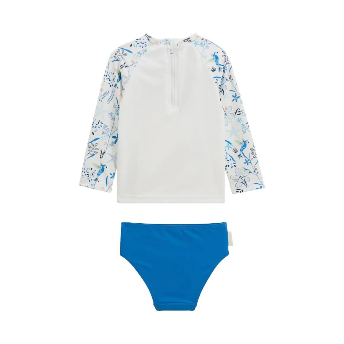 Maillot de bain bébé 2 pièces t-shirt de protection UV & culotte Océan d'amour