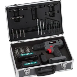 Malette perceuse 18v lithium 153 accessoires