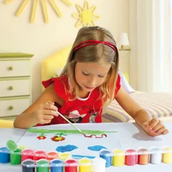 Mallette 18 pots de gouache 25 ml