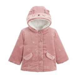 Manteau bébé velours côtelé intérieur polaire Bloom
