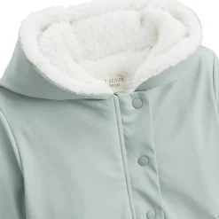 Manteau enfant imperméable doublé sherpa Holamuchacha