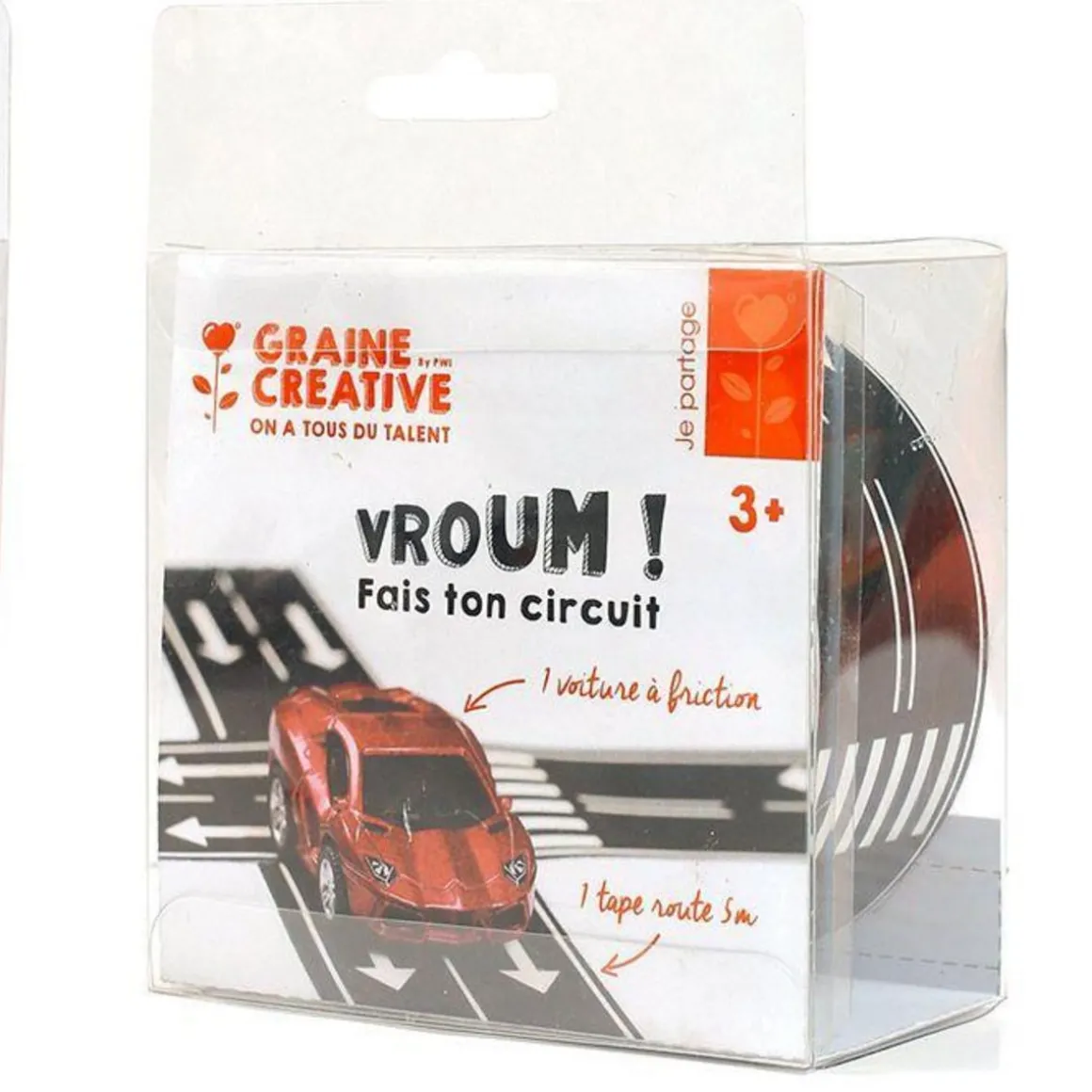 Masking tape circuit de voiture - 5 m x 4,8 cm