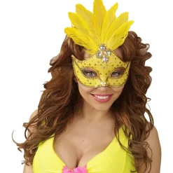 Masque Loup Jaune Brésil - Adulte