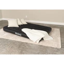 Matelas gonflable 2 personnes - 203 x 152 x 30 cm - pompe électrique intégrée