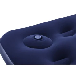 Matelas gonflable avec pompe à pied intégrée 1 place 185x76x22 cm - Bleu