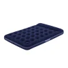 Matelas gonflable avec pompe à pied intégrée 2 places 191 m x 137 x 22 cm - Bleu