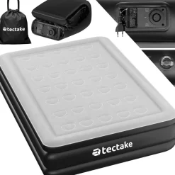 Matelas gonflable avec pompe électrique sac de transport inclus 200x101x44cm