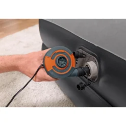 Matelas gonflable de camping - 2 personnes - 203x152x46cm