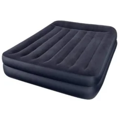 Matelas Gonflable Électrique 2 Places Fibertech Bleu
