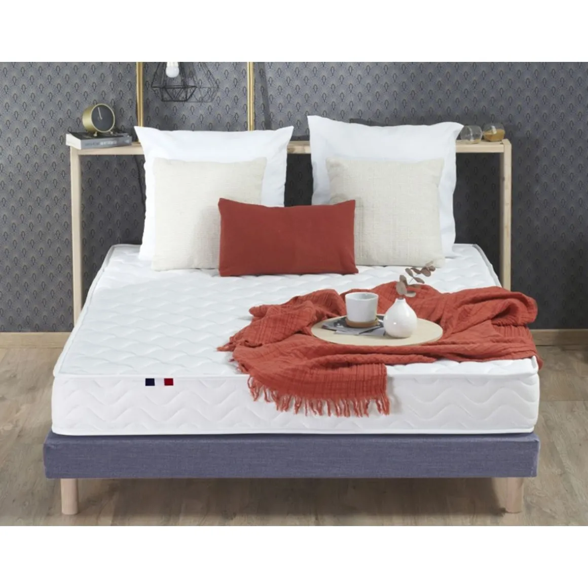 Matelas mousse 140x190 cm accueil latex ANNA