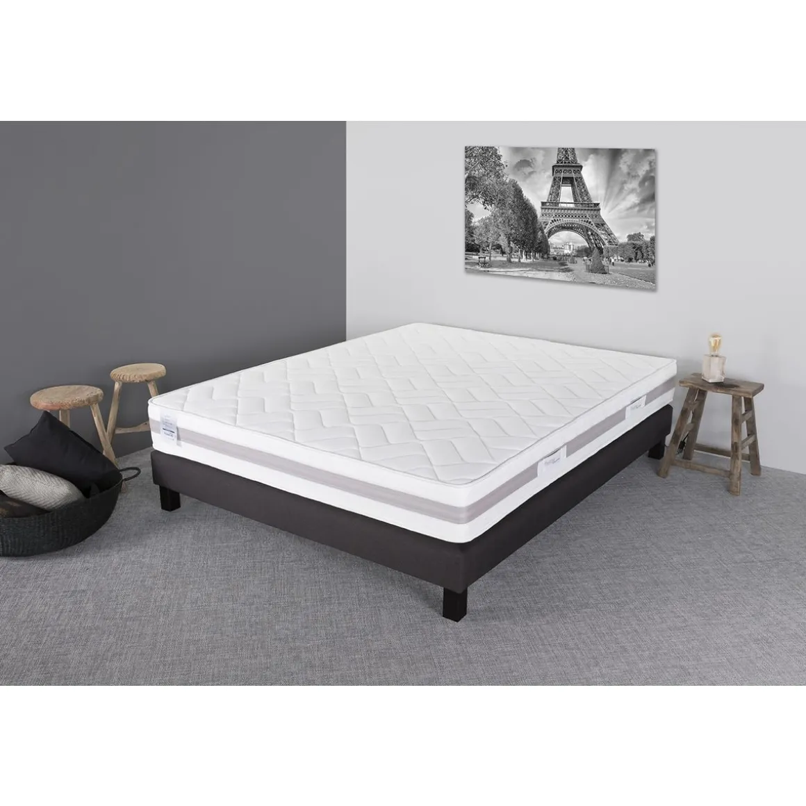 Matelas ressorts ensachés 160x200 cm MORPHEE