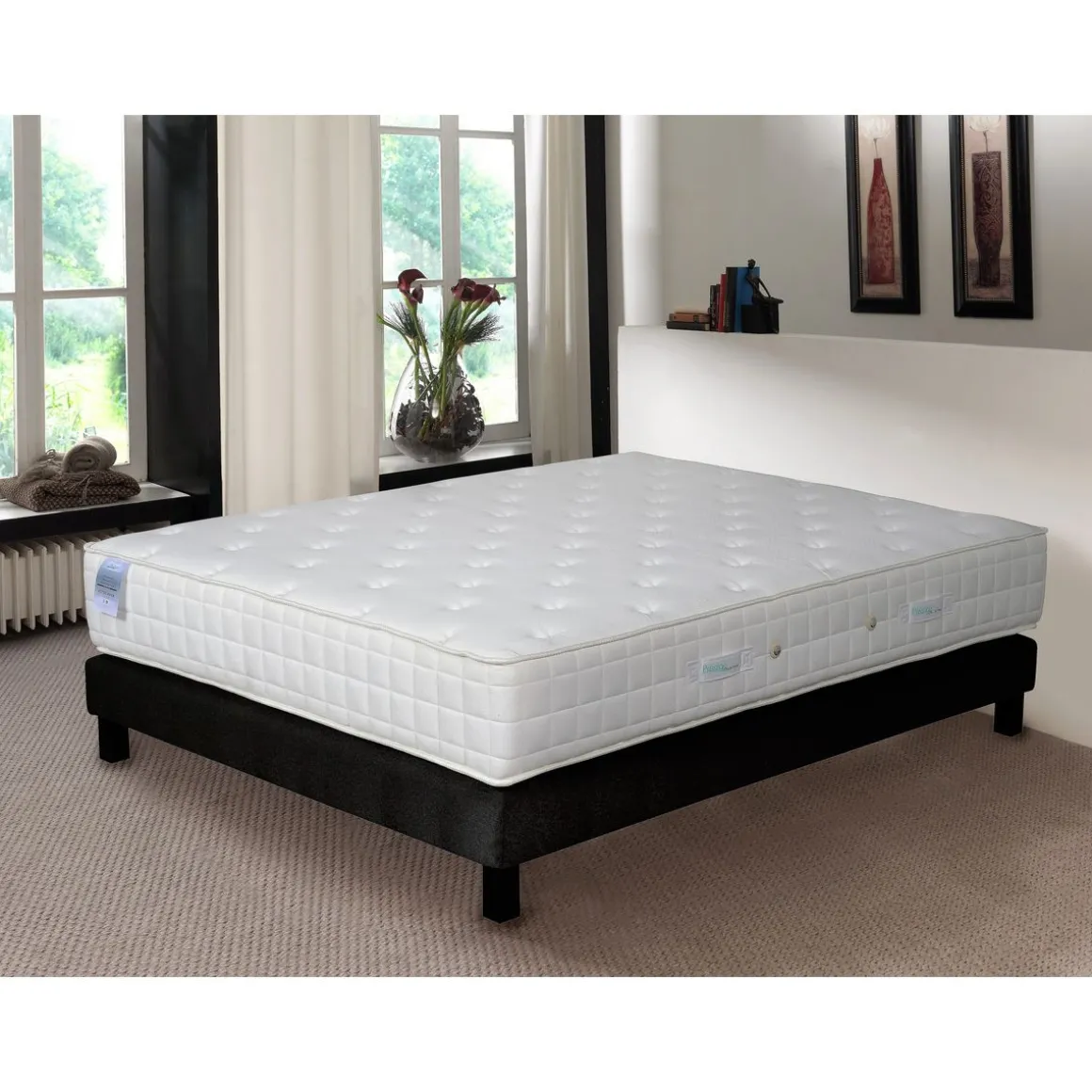 Matelas ressorts ensachés 140x190 cm HOTEL MEMO