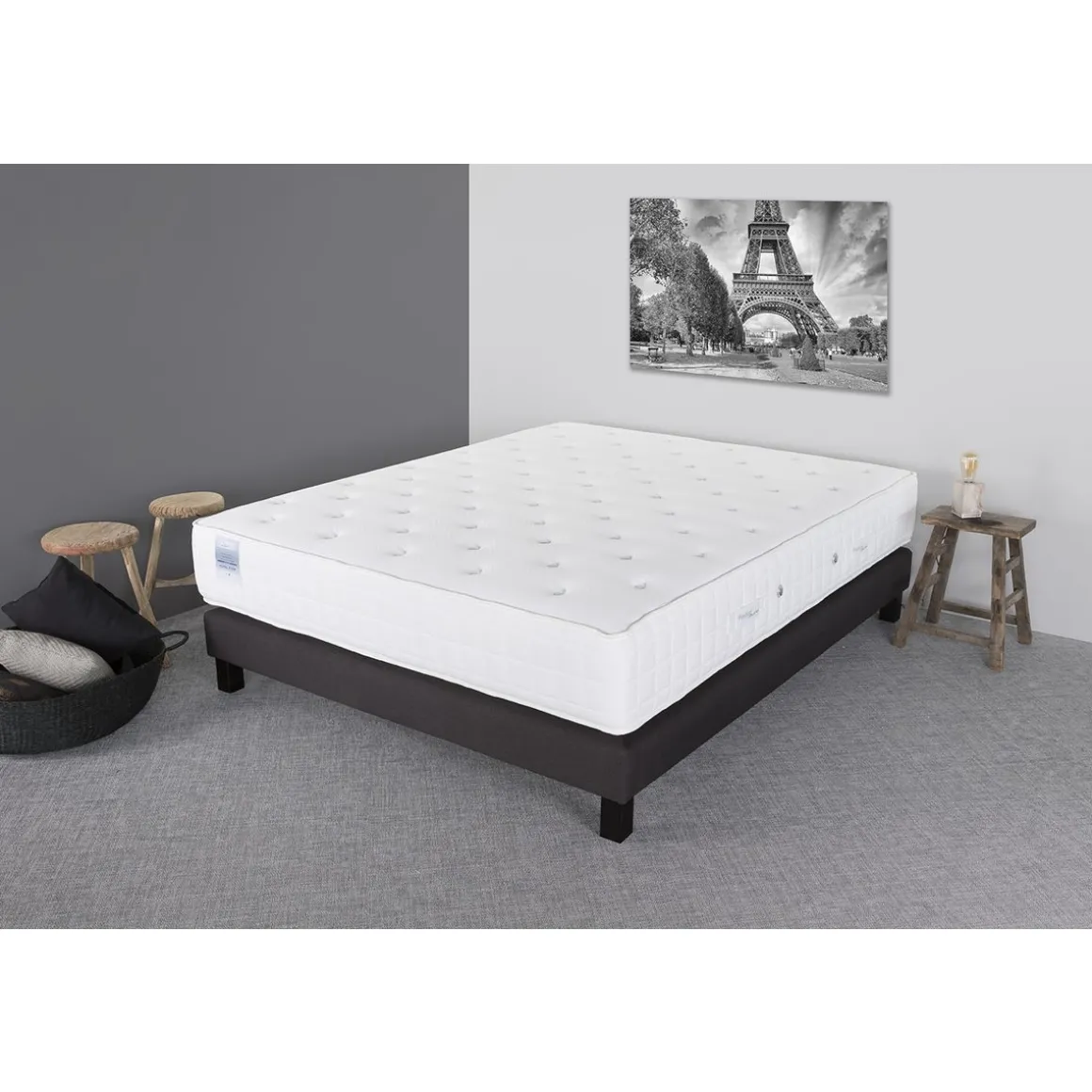 Matelas ressorts ensachés 140x190 cm HOTEL MEMO