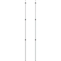 Mats de bache telescopiques 102-260 cm 2 pcs Aluminium