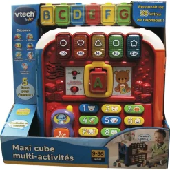 Maxi cube multi-activités rouge