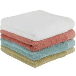 Maxi drap de bain uni en pur coton équitable labellisé Max Havelaar 450 g/m2