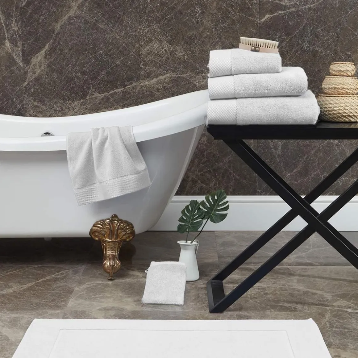 Maxi drap de bain Zéro Twist 560 g/m² SENSOFT - 100x150 cm