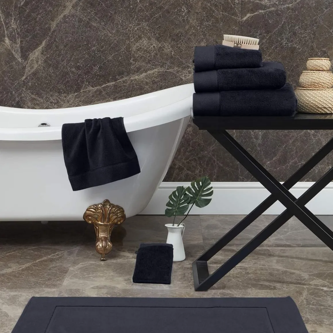 Maxi drap de bain Zéro Twist 560 g/m² SENSOFT - 100x150 cm