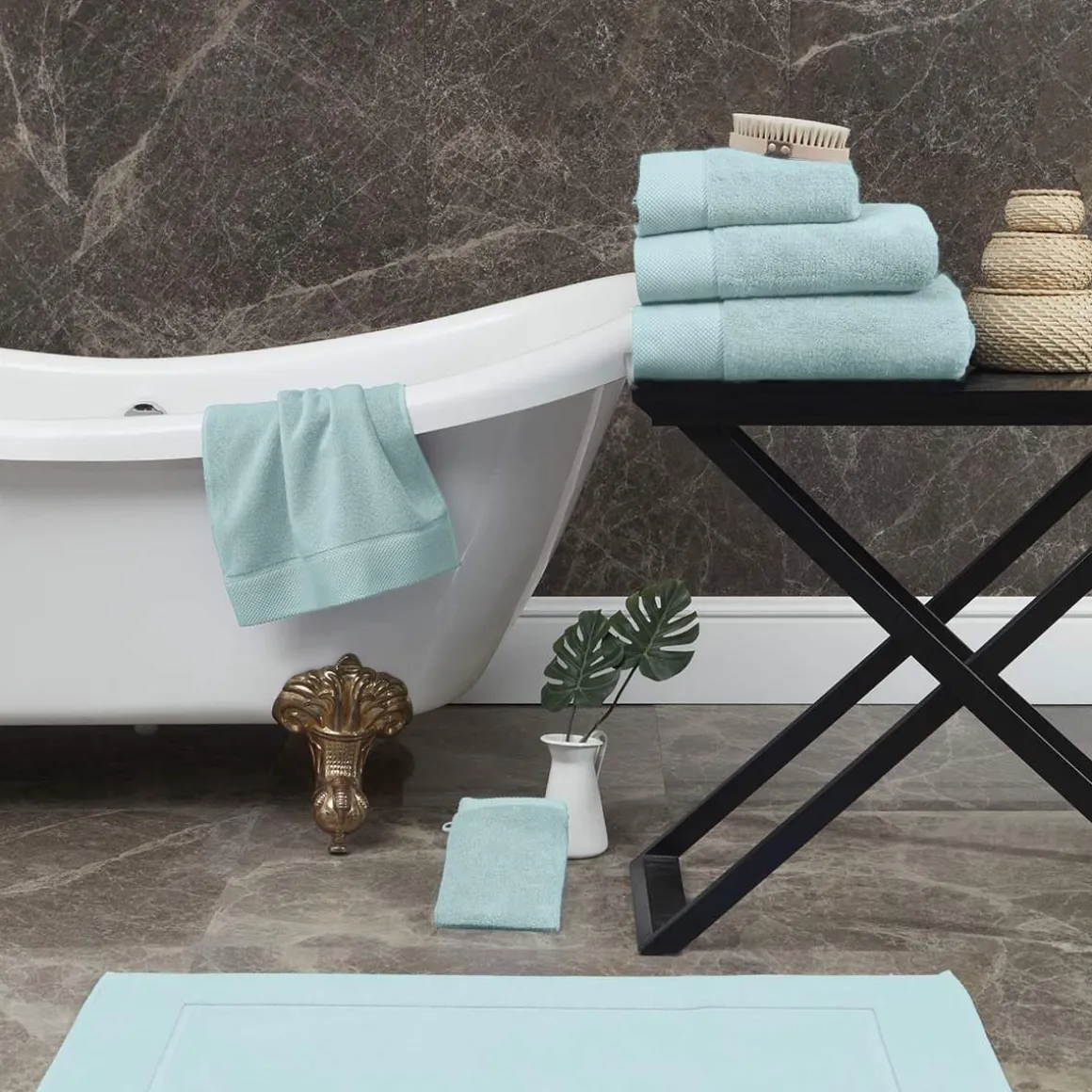 Maxi drap de bain Zéro Twist 560 g/m² SENSOFT - 100x150 cm