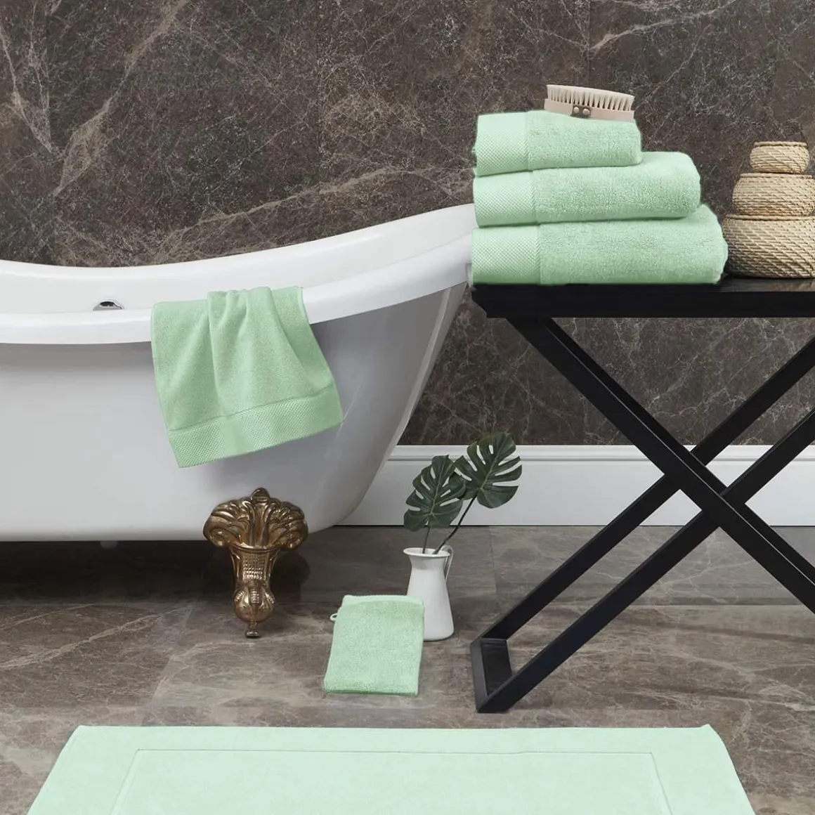 Maxi drap de bain Zéro Twist 560 g/m² SENSOFT - 100x150 cm