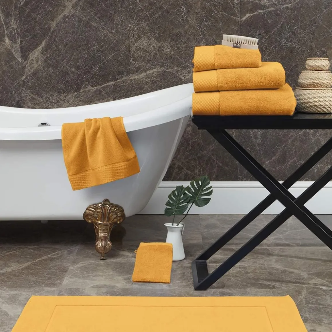 Maxi drap de bain Zéro Twist 560 g/m² SENSOFT - 100x150 cm