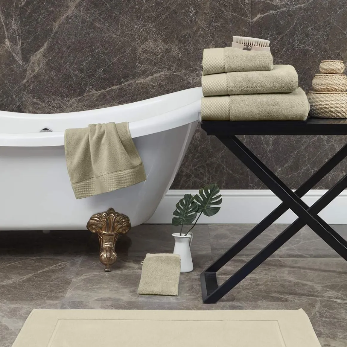 Maxi drap de bain Zéro Twist 560 g/m² SENSOFT - 100x150 cm