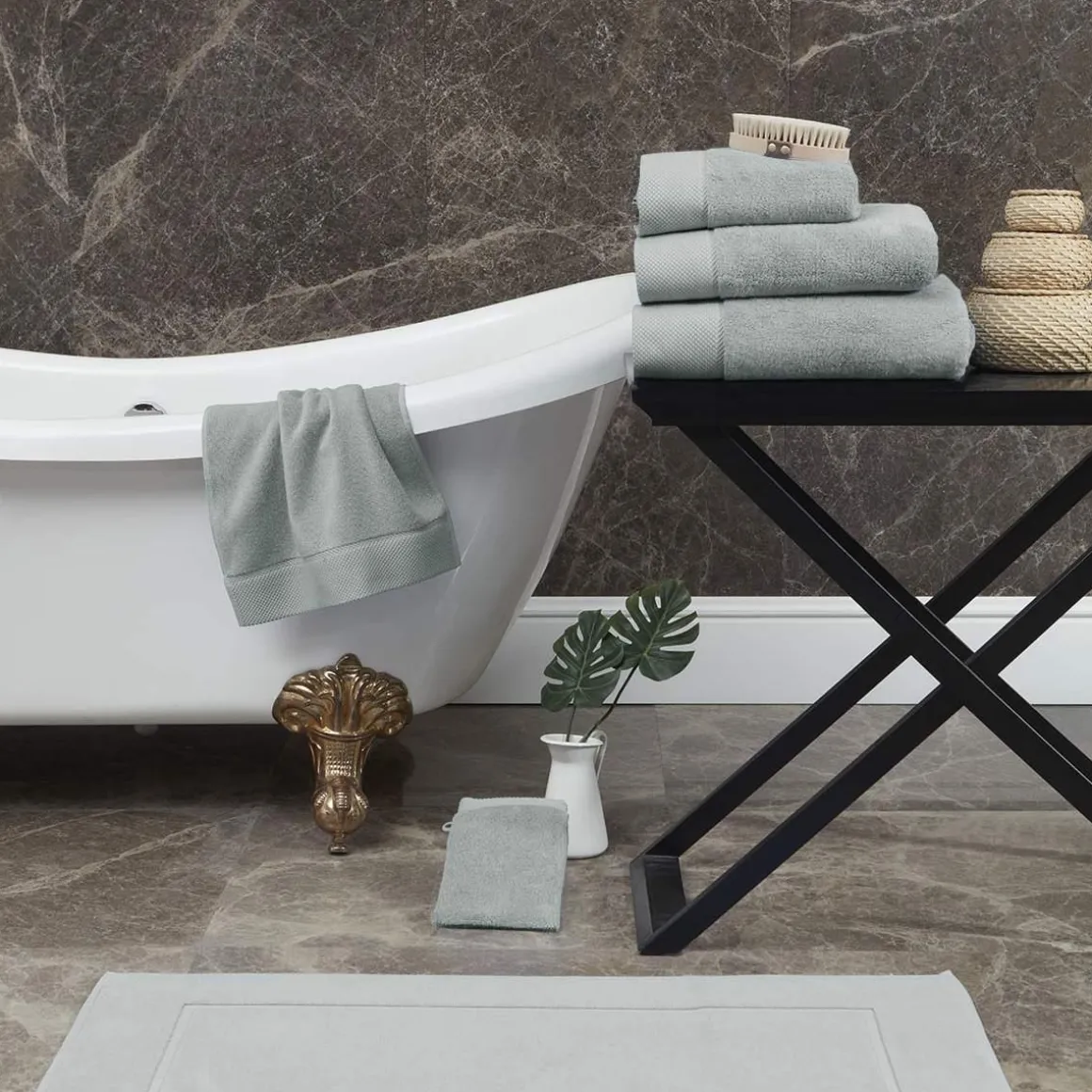 Maxi drap de bain Zéro Twist 560 g/m² SENSOFT - 100x150 cm