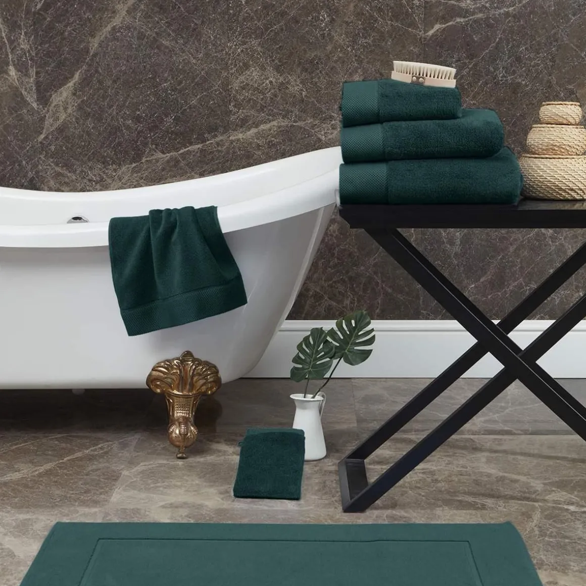 Maxi drap de bain Zéro Twist 560 g/m² SENSOFT - 100x150 cm