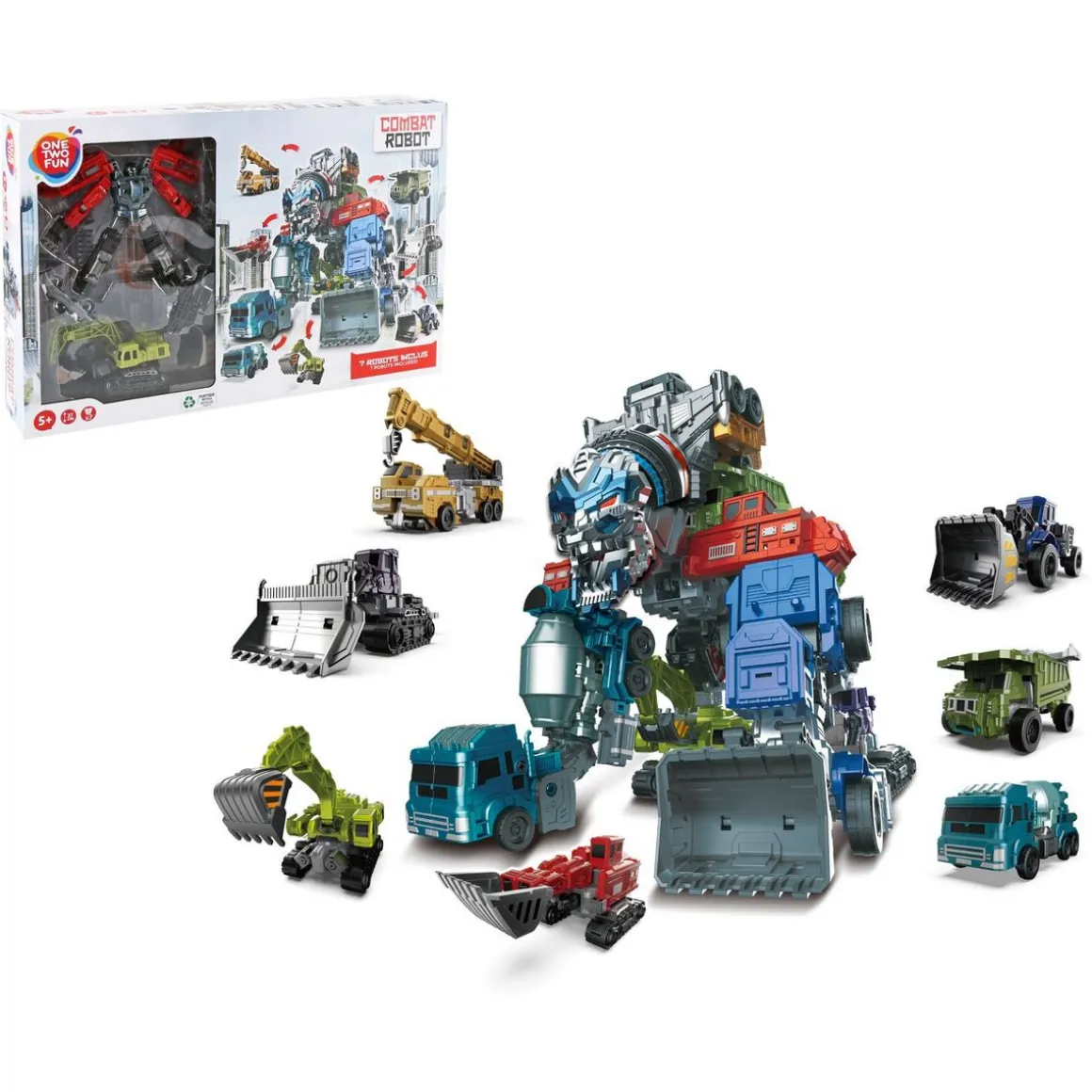 Mega Pack Robot Transformable x7