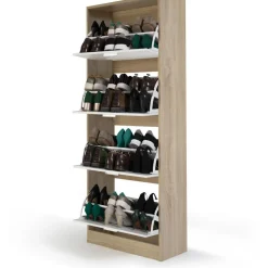 Meuble à chaussures 4 portes L60 cm TOWA