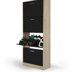 Meuble à chaussures 4 portes L60 cm TOWA