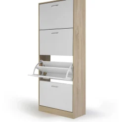 Meuble à chaussures 4 portes L60 cm TOWA