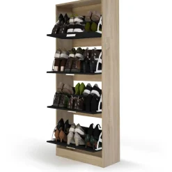 Meuble à chaussures 4 portes L60 cm TOWA