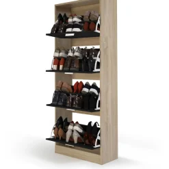 Meuble à chaussures 4 portes L60 cm TOWA