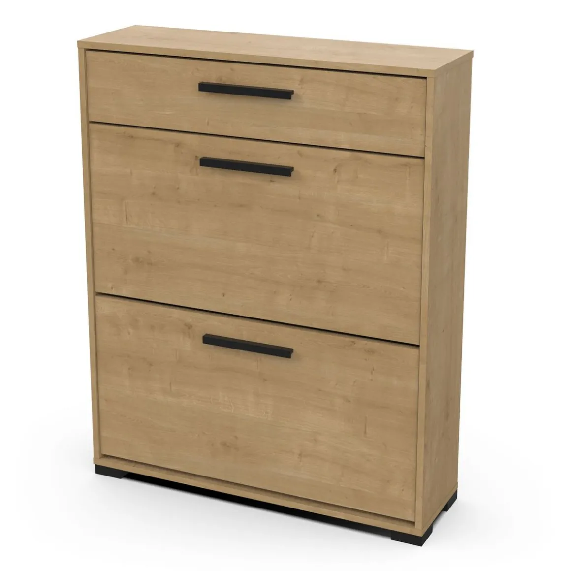 Meuble à chaussures 2 portes 1 tiroir L80 cm LIZZIE