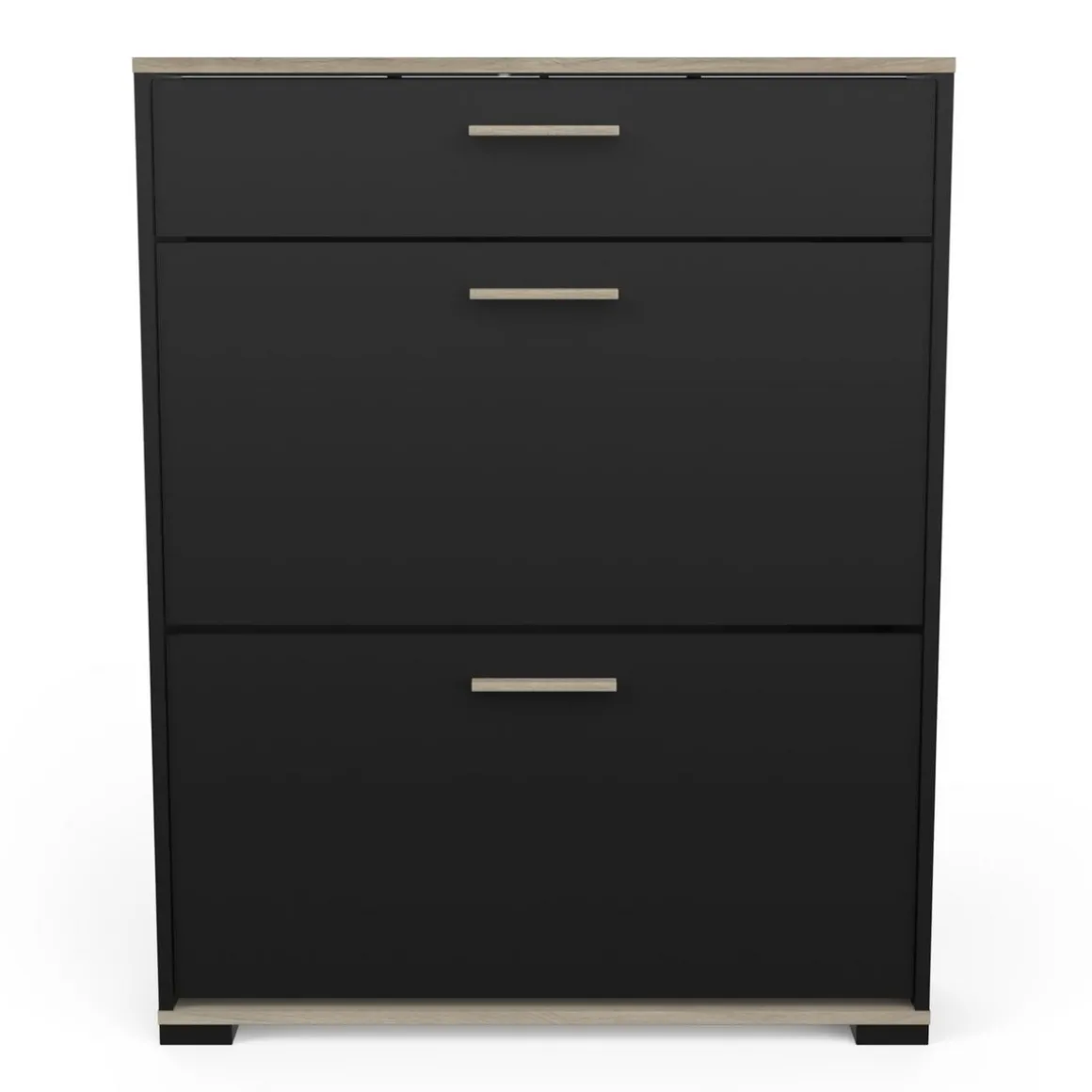 Meuble à chaussures 2 portes 1 tiroir L80 cm LIZZIE