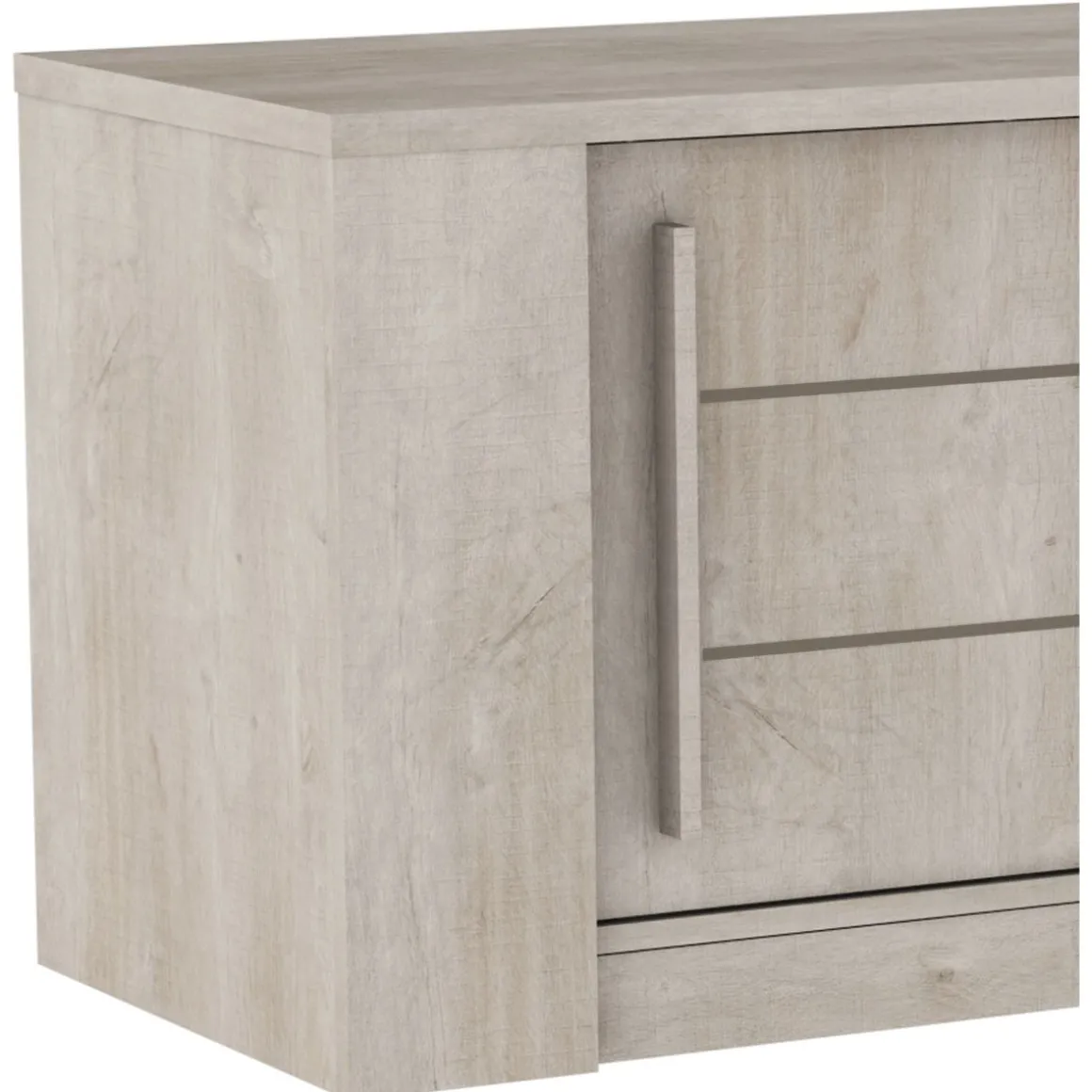 Meuble TV 2 portes coulissantes 2 niches CANNES