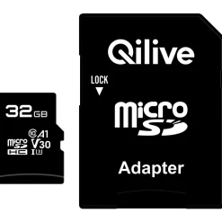 Micro SDXC - 32 Go - Compatible 4K - Adaptateur SD - Carte mémoire