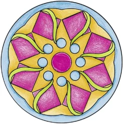 Mini mandalas classiques 18 pièces