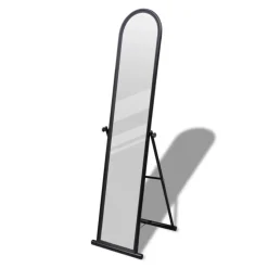 Miroir autoportant rectangulaire pleine longueur Noir