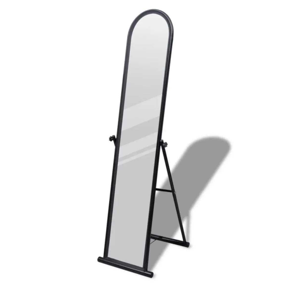 Miroir autoportant rectangulaire pleine longueur Noir