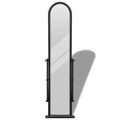 Miroir autoportant rectangulaire pleine longueur Noir