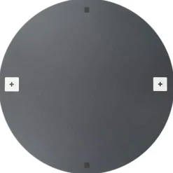 Miroir mural avec lampes LED Rond Verre