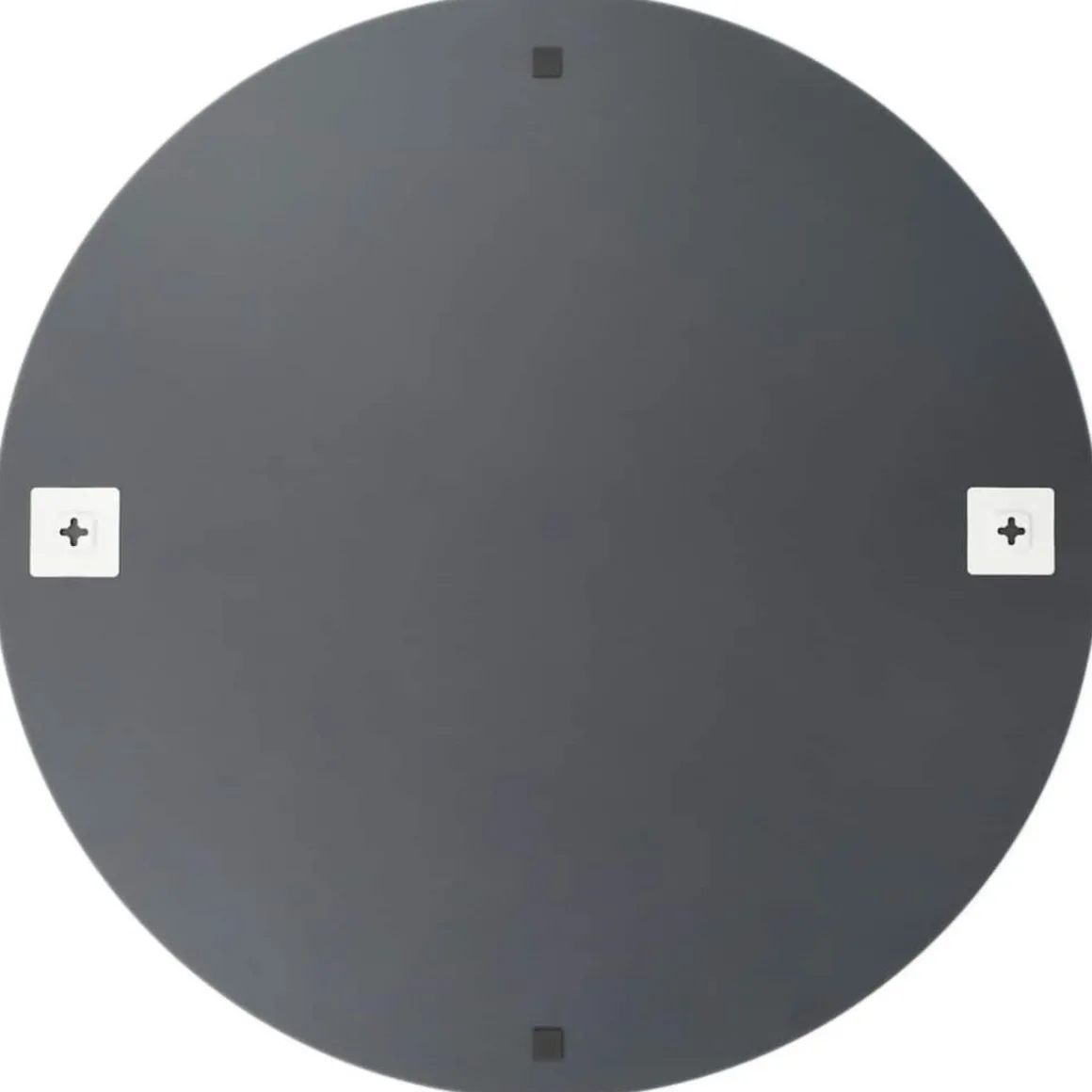 Miroir mural avec lampes LED Rond Verre