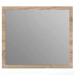 Miroir Mural Déco Isabelle 80cm Naturel
