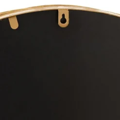 Miroir Mural en Métal Design Aurora 60cm Or