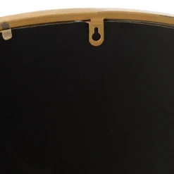 Miroir Mural en Métal Design Mona 30cm Or