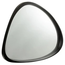 Miroir Mural en Verre Design Giles 99cm Noir