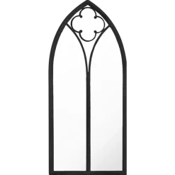 Miroir Noir 70x30 cm Fer pour utilisation a l'interieur